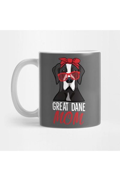 TatFast كوب أمي من Great Dane، هدية، مهر، عرض