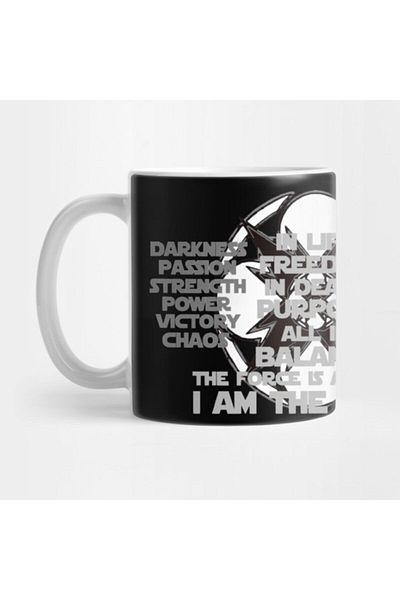 TatFast كوب رمادي Jedi Code، هدية، مهر، حامل عرض