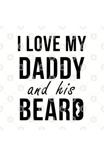 TatFast كوب I Love My Daddy And His Beard، هدية، مهر، عرض