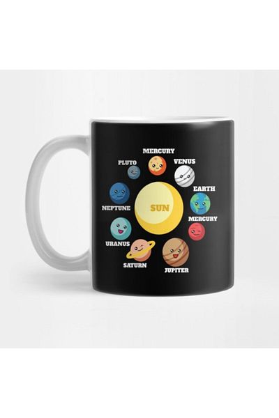 TatFast Funny Solar System Planets Space Mug, Gift, Dowry, Presentation