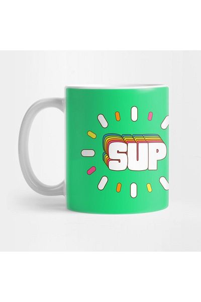 TatFast سوب! كوب ملون من Slang Meme، هدية، مهر، حامل عرض