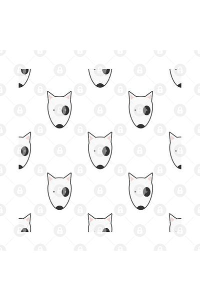 TatFast كوب بتصميم وجه كرتوني من Bull Terrier، هدية، هدية، هدية