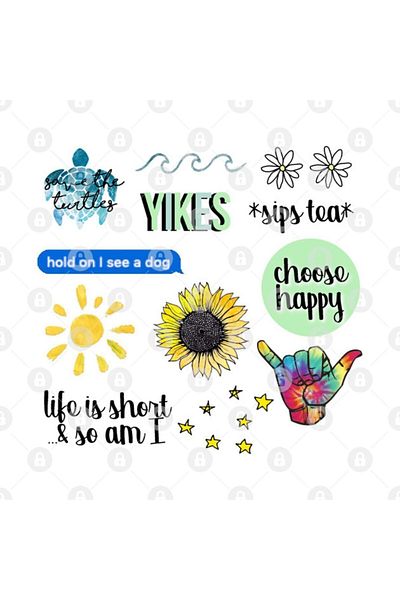 TatFast كوب Vsco Girl Pack، هدية، مهر، حامل عرض