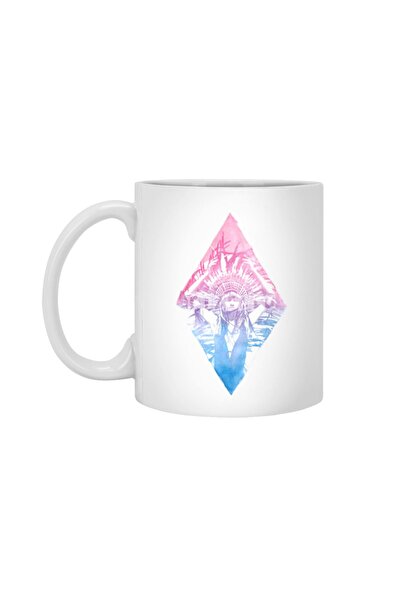 Fizello كوب سمر فايبز الأبيض، هدية، مهر، هدية