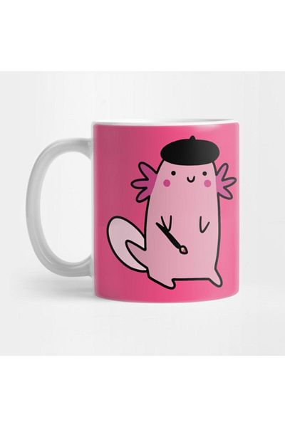 TatFast كوب Painter Axolotl، هدية، مهر، حامل عرض