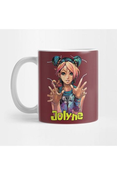 TatFast كوب Jolyne Cute Beautifull، هدية، مهر، حامل عرض