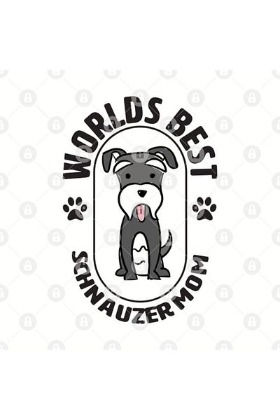 TatFast Worlds Best Schnauzer Mom Mug، هدية، مهر، حامل عرض