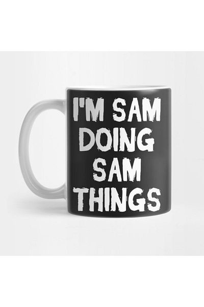 TatFast كوب I'm Sam Doing Sam Things، هدية، مهر، عرض