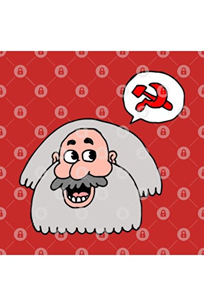 TatFast Kawaii Karl Marx Mug, Gift, Dowry, Presentation