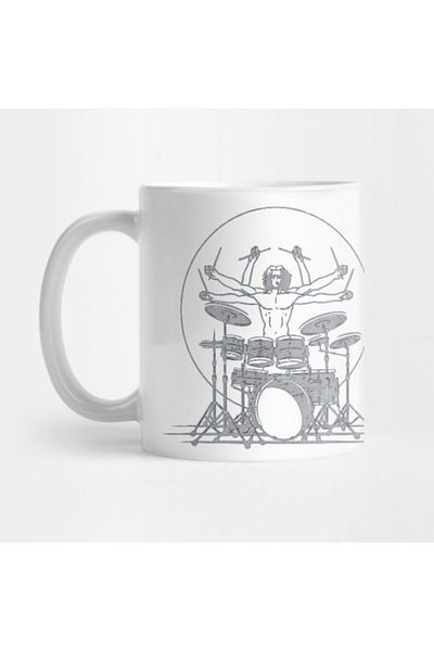 TatFast Drummer Drums Music Musician Mug, Gift, Dowry, Presentation