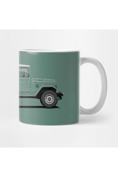 TatFast Land Cruiser Fj45 Pick Up - كوب أخضر، هدية، مهر، حامل عرض