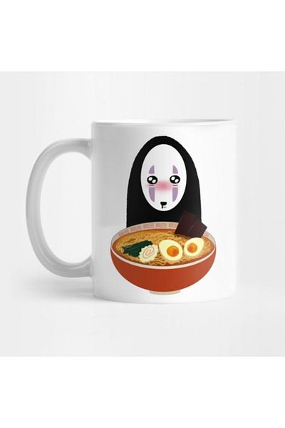 TatFast No Face - Kaonashi - Lamen Mug, Gift, Dowry, Presentation