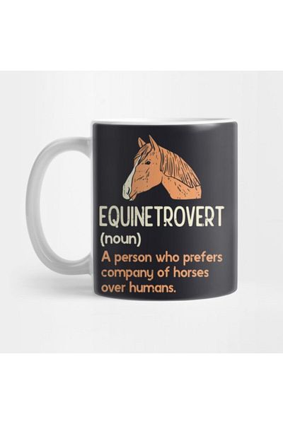 TatFast Funny Horse Saying Definition Equestrian Lover Gift Ideas Mug