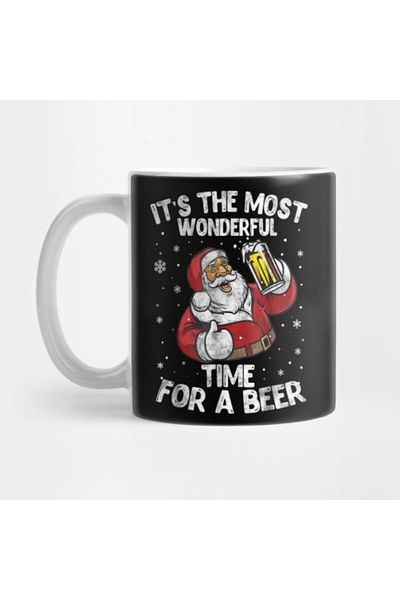 TatFast It S The Most Wonderful Time For A Beer Christmas Gift Mug