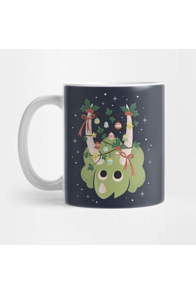 TatFast Christmas Dinosaur Triceratops Mug, Gift, Dowry, Presentation