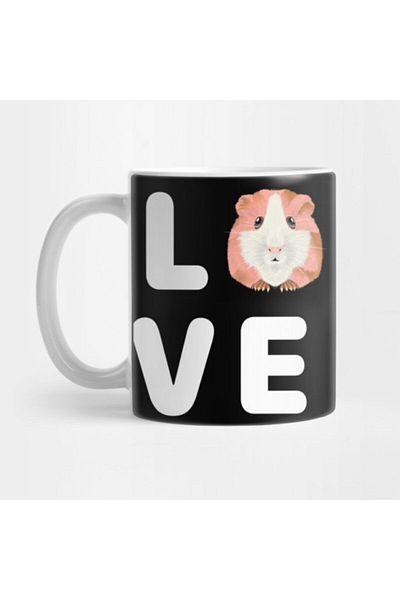 TatFast Hamster T I Love Hamsters Cute Pet Kids Children Gift Funny Guinea Pig Gifts Tee Mug