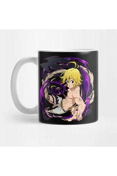 TatFast كوب Meliodas Wrath، هدية، مهر، حامل عرض