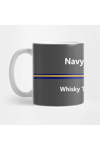 TatFast Navy Veteran Whisky - Tango Foxtrot Patterned Mug, Gift and Presentation