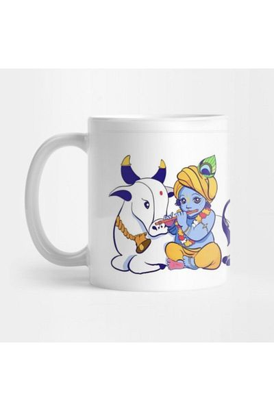 TatFast Krishna Lover Worship & Love To World Famous Lord Shree Krishna Mug