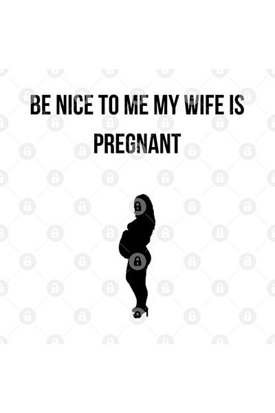 TatFast كوب Be Nice To Me My Wife Is Pregnant، هدية، مهر، عرض