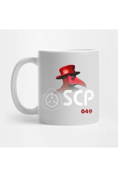 TatFast Scp 049 "The Plague Doctor" (أحمر) - كوب، هدية، مهر، حامل عرض