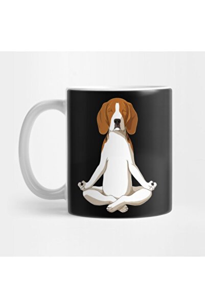 TatFast Yoga Beagle Dog Mug, Gift, Dowry, Presentation