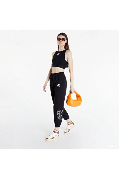 Nike Sportswear Air Fleece Kadın Siyah Eşofman Altı