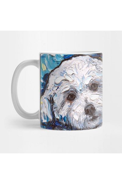 TatFast Maltese Night Mug, Gift, Dowry, Presentation Holder
