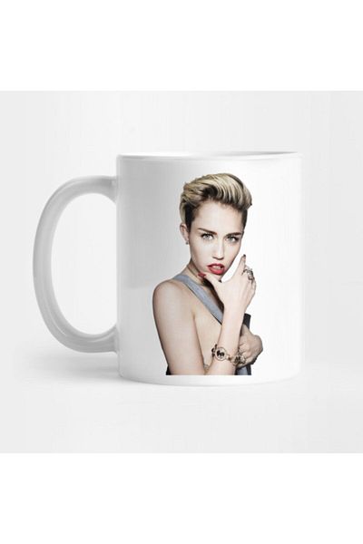 TatFast Miley Cyrus Mug, Gift, Dowry, Presentation Holder