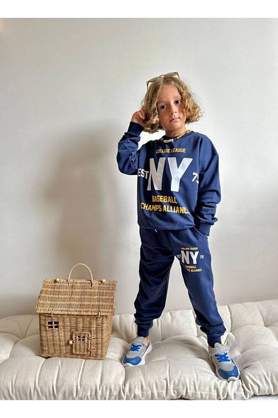 YİGİT BUTİK Set de costum imprimat pentru băiat