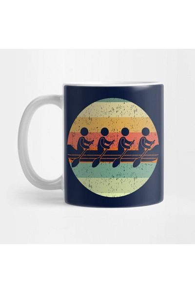TatFast كأس فريق Sunset Rowing، هدية، مهر، حامل عرض