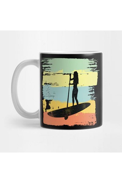 TatFast كوب Sup Girl - هدية لعرض المهر للنساء من Paddleboarding