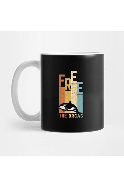 TatFast Free The Orcas Freedom For Orcas Free Willy-free Tilikum-free Lolita-free The Killer Whales T Mug