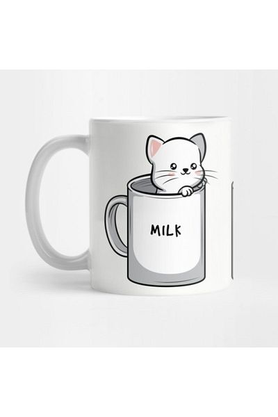 TatFast كأس هدية مضحكة للحيوانات الأليفة من Cation Cat Kitten Kitty Meow Purr