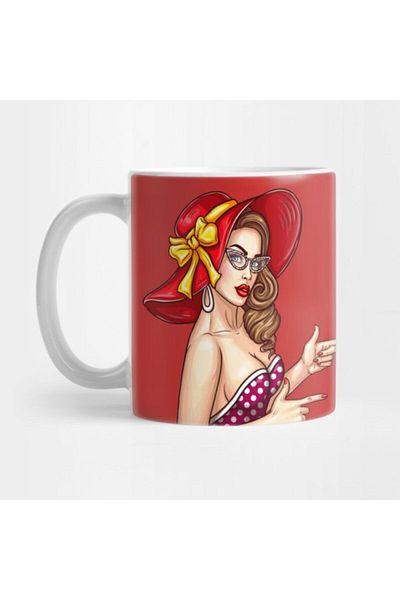 TatFast فن البوب المعاصر أنثى # 3 أكواب، هدية، مهر، عرض