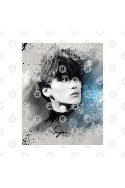 TatFast توضيحات Ateez - كوب San Fanart، هدية، مهر، عرض