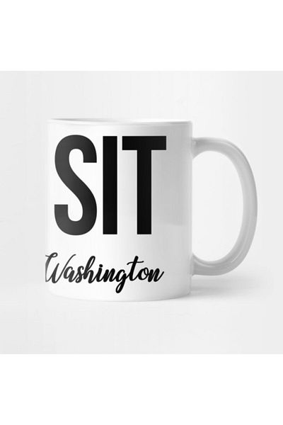 TatFast Lux Sit - University of Washington Motto Trophy - Gift and Presentation Dowry