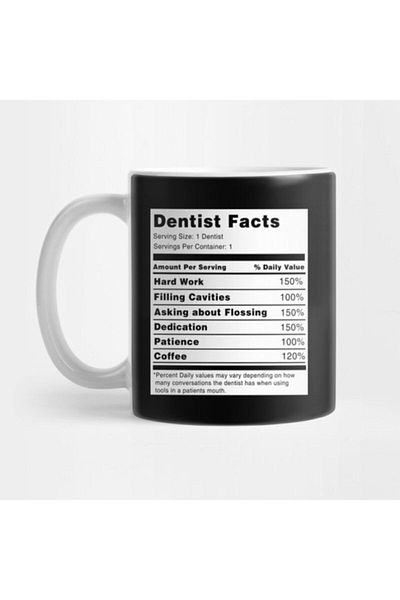 TatFast كوب حقائق طبيب الأسنان، هدية، مهر، عرض