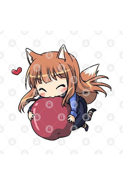 TatFast Horo W/ Apple - Spice and Wolf Mug, Gift, Dowry, Presentation Holder