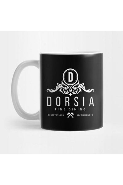 TatFast كوب Dorsia Fine Dining Restaurant مستوحى من شعار American Psycho