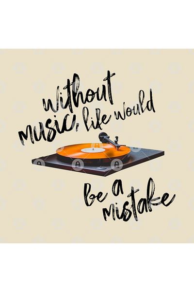 TatFast الحياة بدون موسيقى Would Be A Mistake-friedrich Nietzche Mug