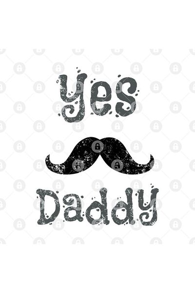 TatFast Yes Daddy With A Mustache Mug، هدية، مهر، عرض