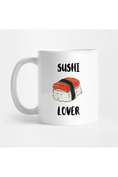 TatFast Sushi Love Cute Japanese Food Cute Funny Sushibar Happy Foodie Sushiroll Sushi Lover Cute Sashi Mug
