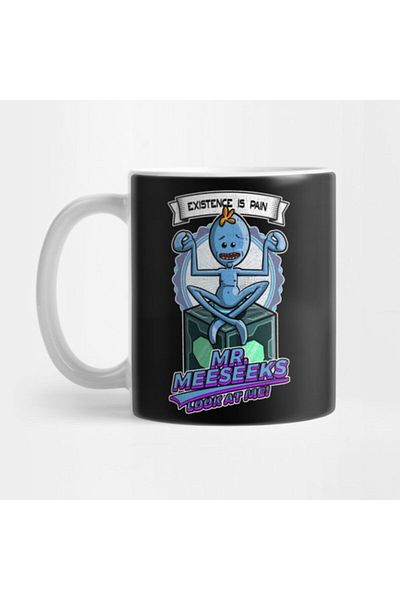 TatFast Mr Meeseeks - كوب Existence Is Pain، هدية، مهر، عرض
