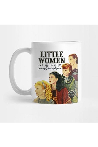 TatFast غلاف كتاب نسائي صغير عتيق من Louisa May Alcott - كوب، هدية، مهر، عرض