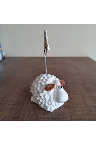 melora Cute Lamb-1 Note Holder Photo Holder Lamb Note Holder