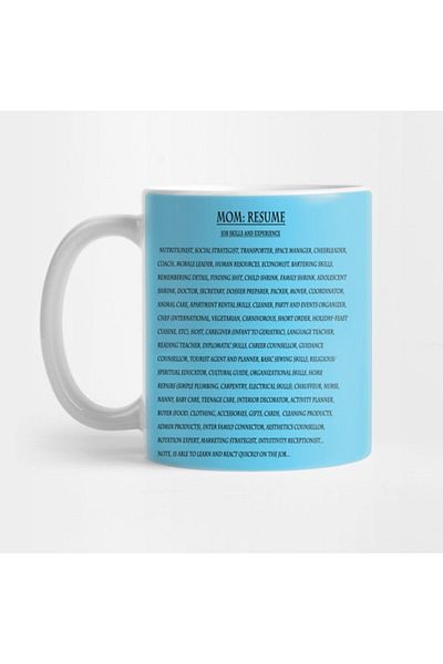 TatFast Mom: Resume Mug, Gift, Dowry, Presentation Holder