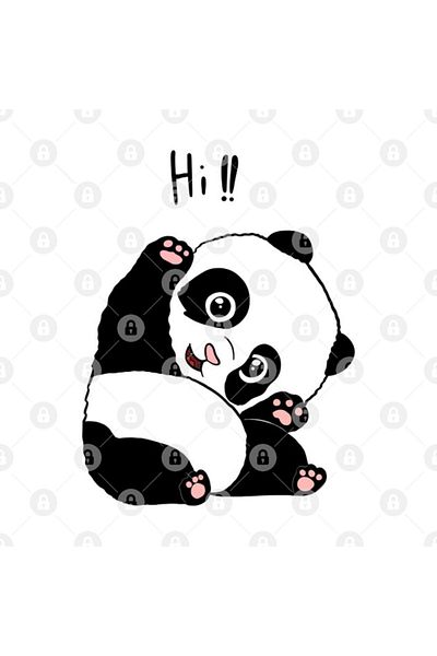 TatFast مرحبًا، كوب مضحك من Baby Giant Panda، هدية، مهر، هدية
