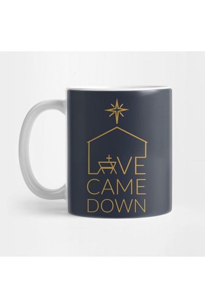 TatFast Love Came Down - كوب بتصميم Nativity وعرض هدية للمهر