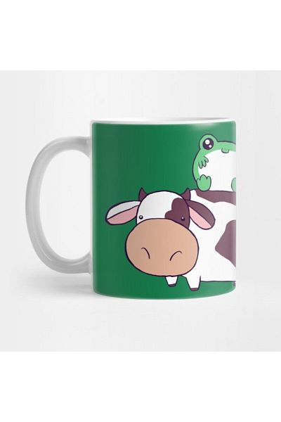 TatFast Frog Cow Mug, Gift, Dowry, Presentation